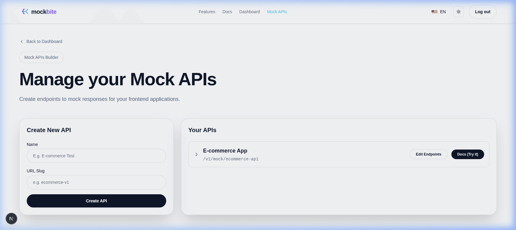 Mock APIs Builder